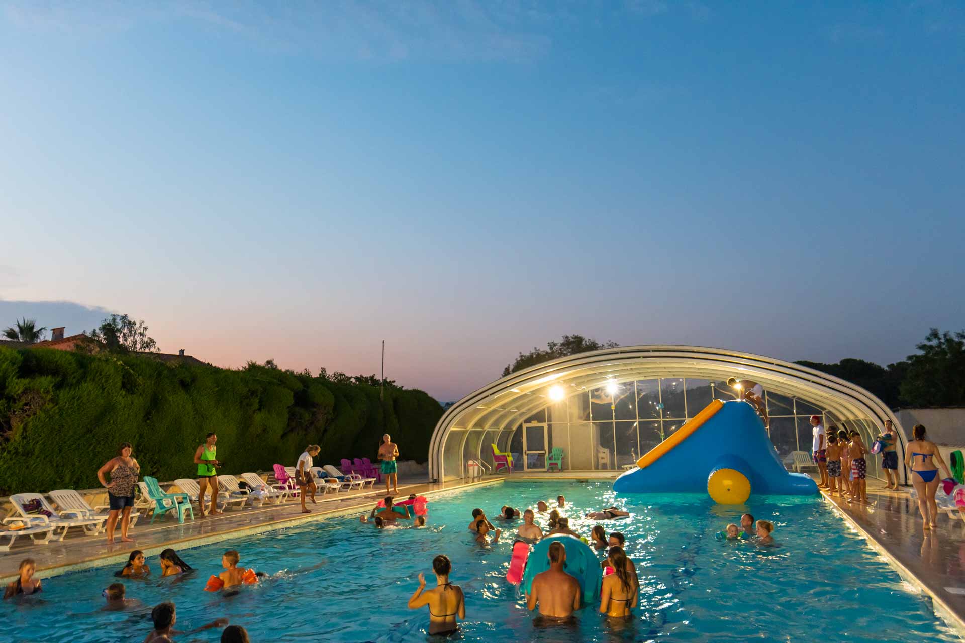 Swimming pools and activities Camping la Vieille Ferme