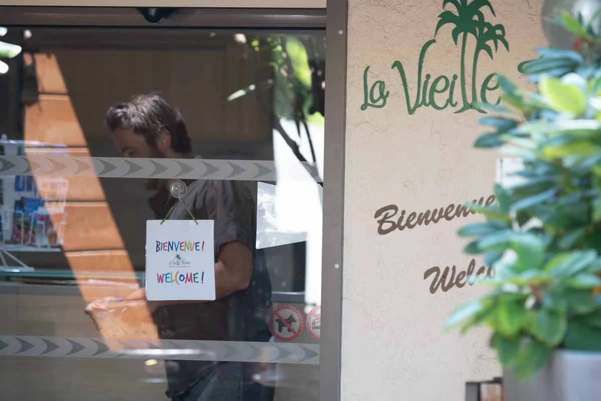 Ingresso della reception – La Vieille Ferme